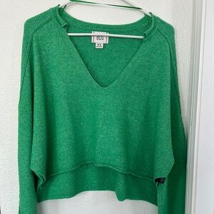 BDG Green V-Neck Sweater